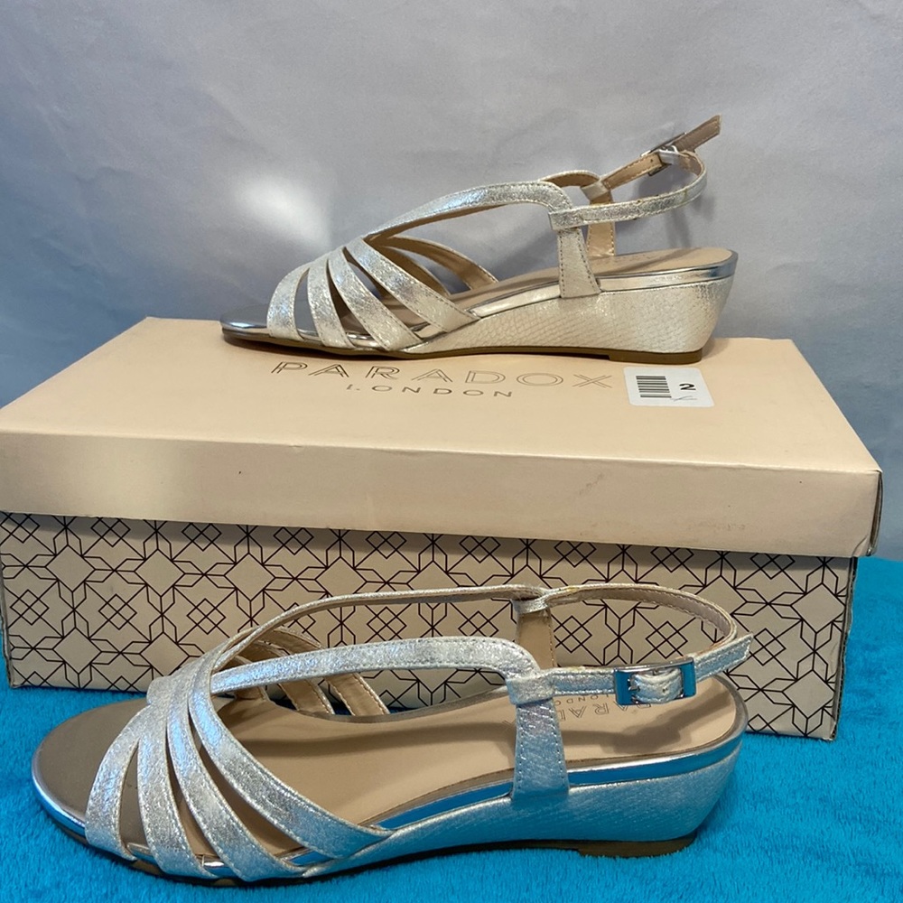 Paradox London Pink Jolene Wedge Sandal